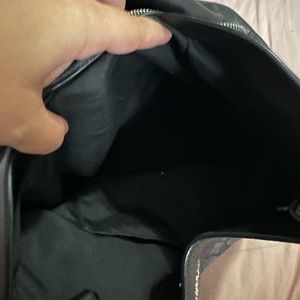 Black hobo coach purse